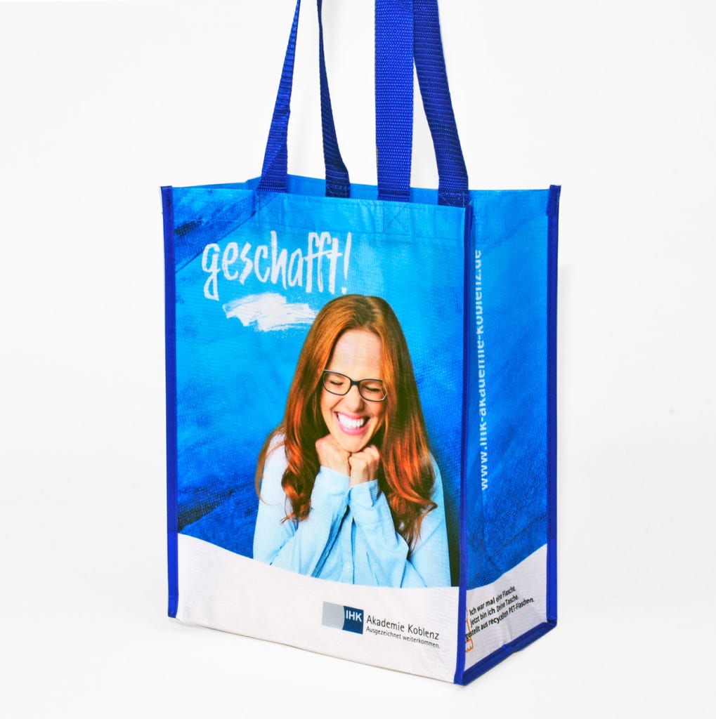 R-Pet-shopper bedruckt, Permaednettasche