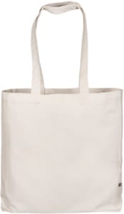 Canvas Tasche mit Bodenfalte, langem Henkel