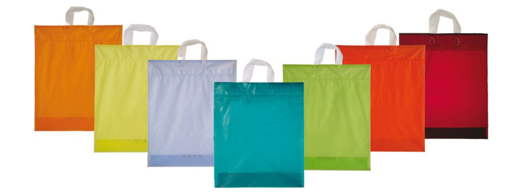 Schlaufentaschen, Einkaufstüten aus Plastik