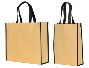 Papermixtaschen – Außen Papier, Innen Schwarzes Non Woven Vlies