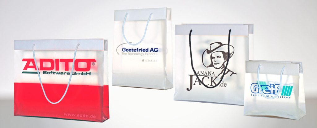 Transparente Plastiktaschen Mit Baumwollkordel