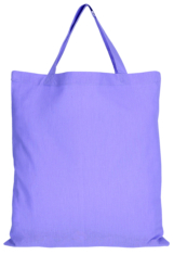 Baumwolltasche Lavendel, kurze Henkel, Baumwolltaschen bedrucken