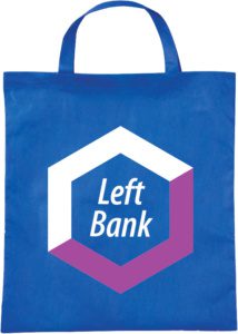 Vliestasche Royalblau, Bedruckt Mit Logo