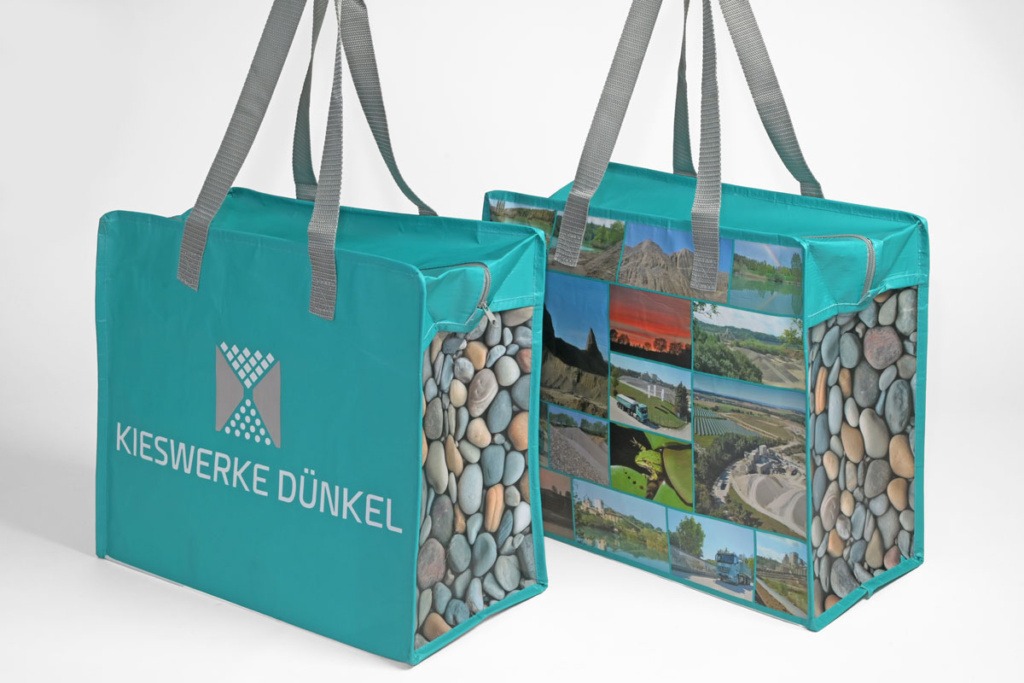 PP Woven Taschen mit Reißverschluß