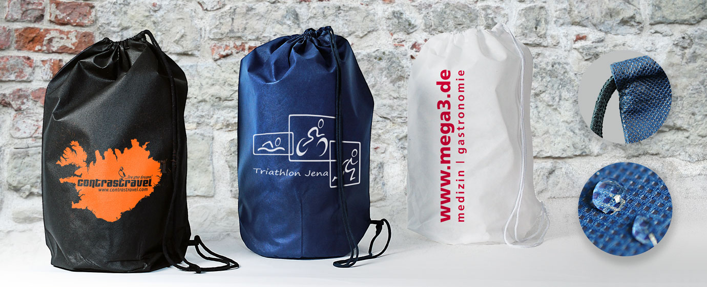 non woven matchsacks in 3 faben